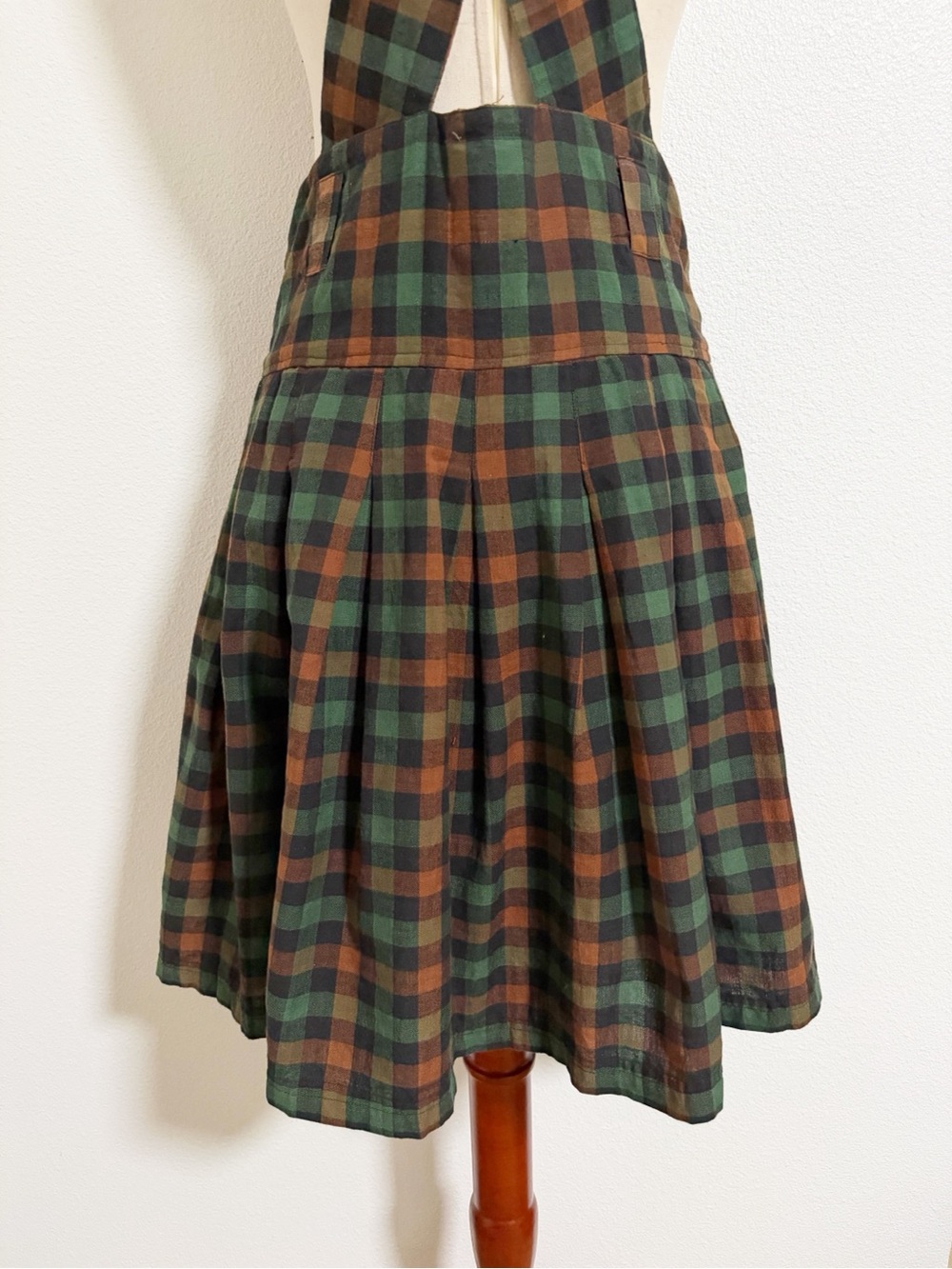 Vintage Y2K POP Plaid Pinafore Dress Academia Punk Preppy - Picture 6 of 8